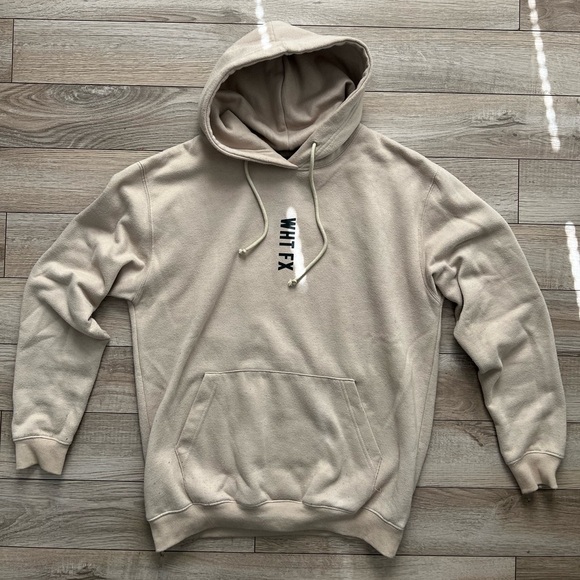 White Fox Boutique Tops - White Fox boutique tan cream hoodie